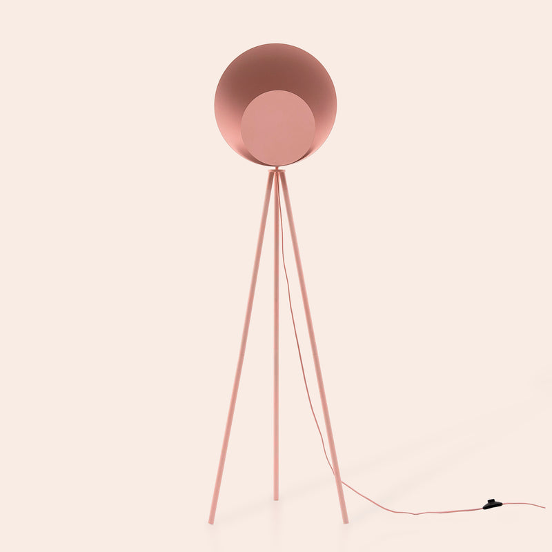 Blossom pink diffuser floor lamp