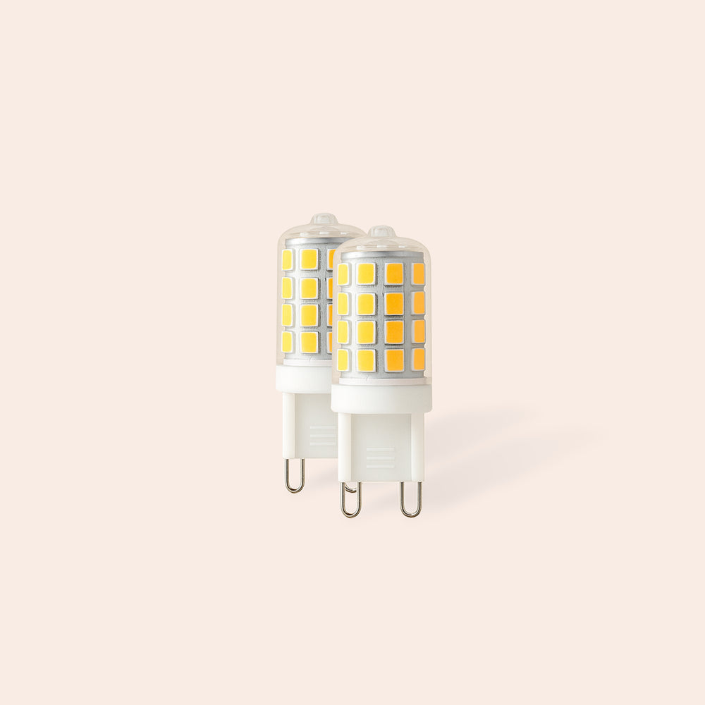Clear G9 (x2) LED bulbs
