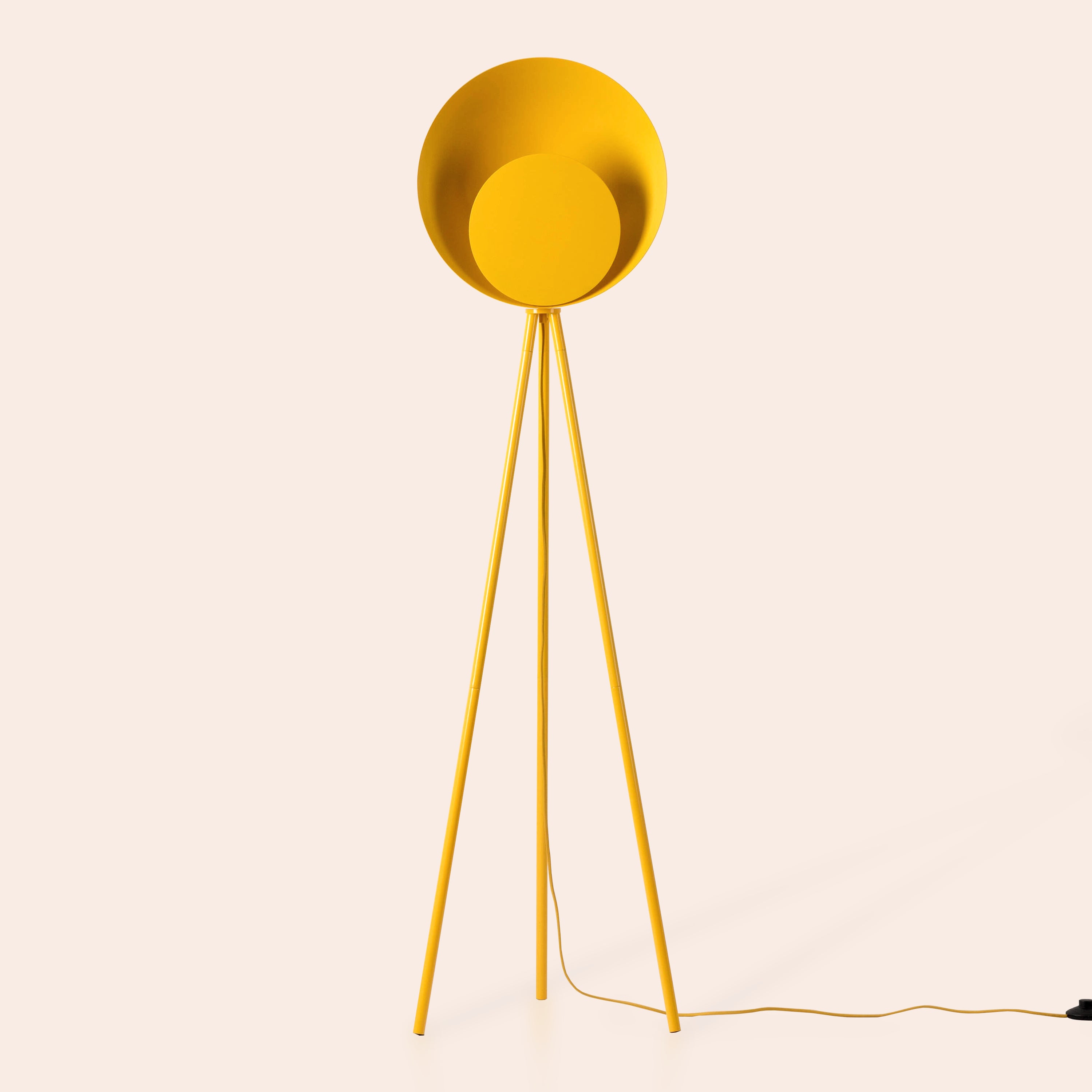 Yolk yellow diffuser floor lamp | Ambient lighting | houseof.com