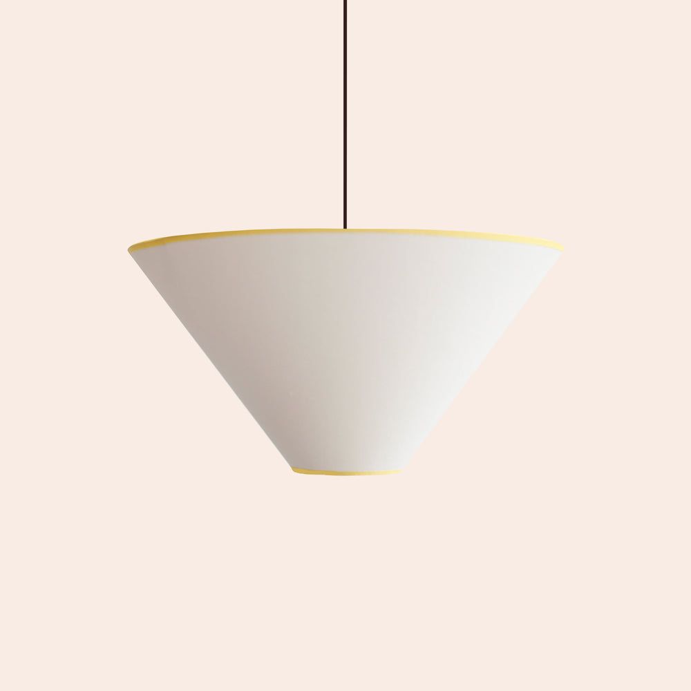 Yellow tonal trim cone shade