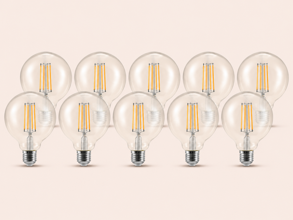 10 x e27 (es) globe LED bulb bundle