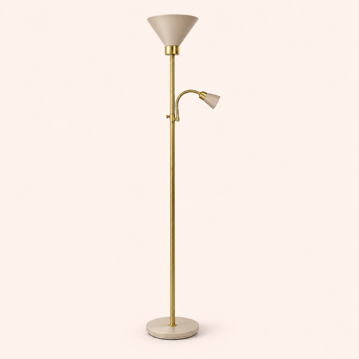 Sandshell vintage floor lamp