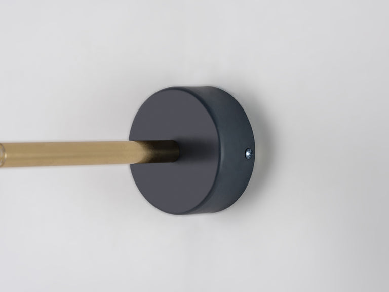 Charcoal grey task wall light | LED reading lights | houseof.com