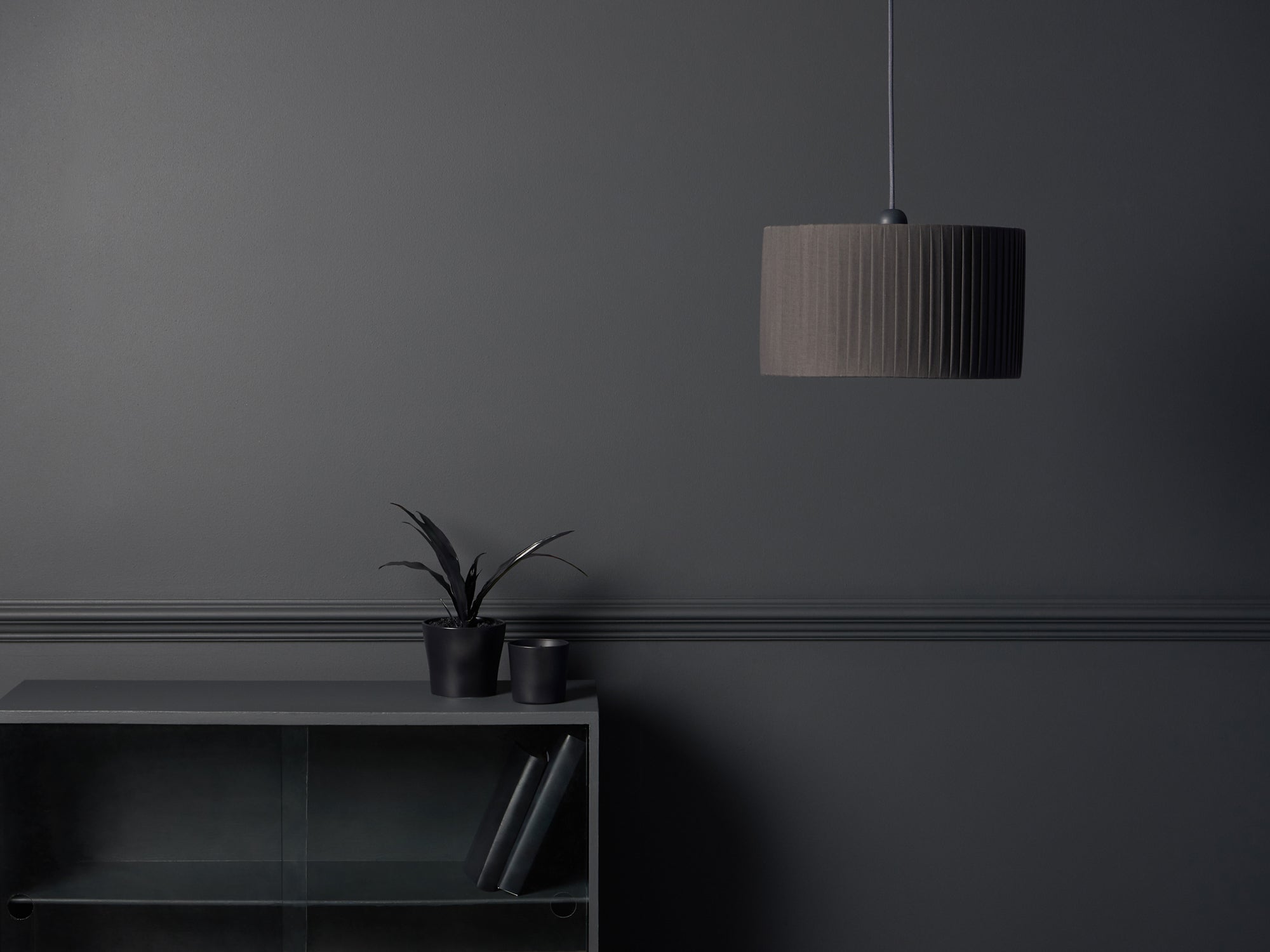 Pleated shade small blue | context | houseof.com